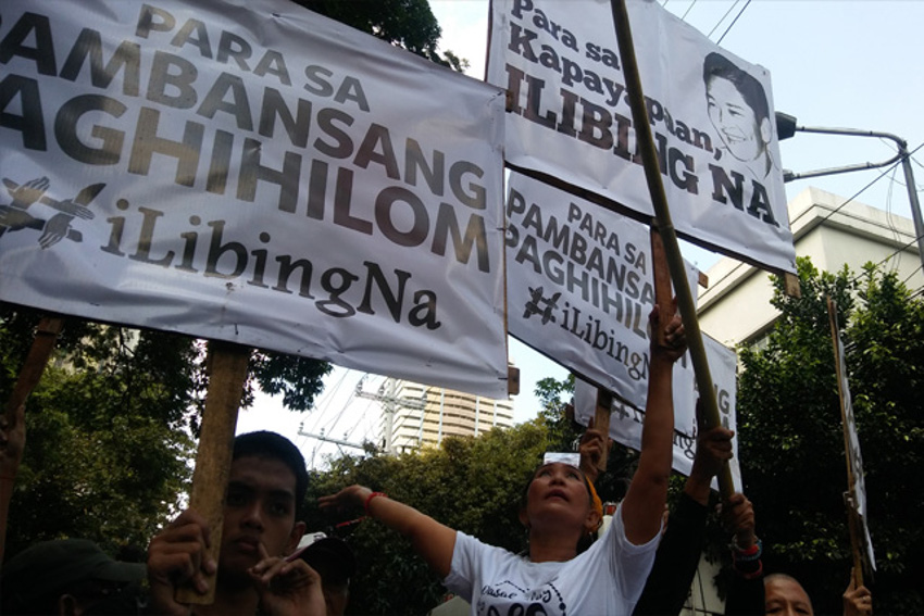 Marcos burial at the Libingan: Anti-Marcos activists have no one to ...