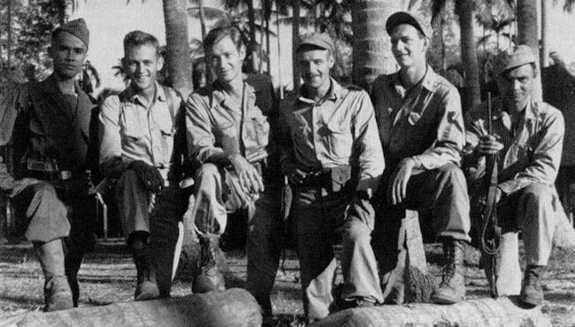 American and Filipino officers in the USAFFE during the World War II