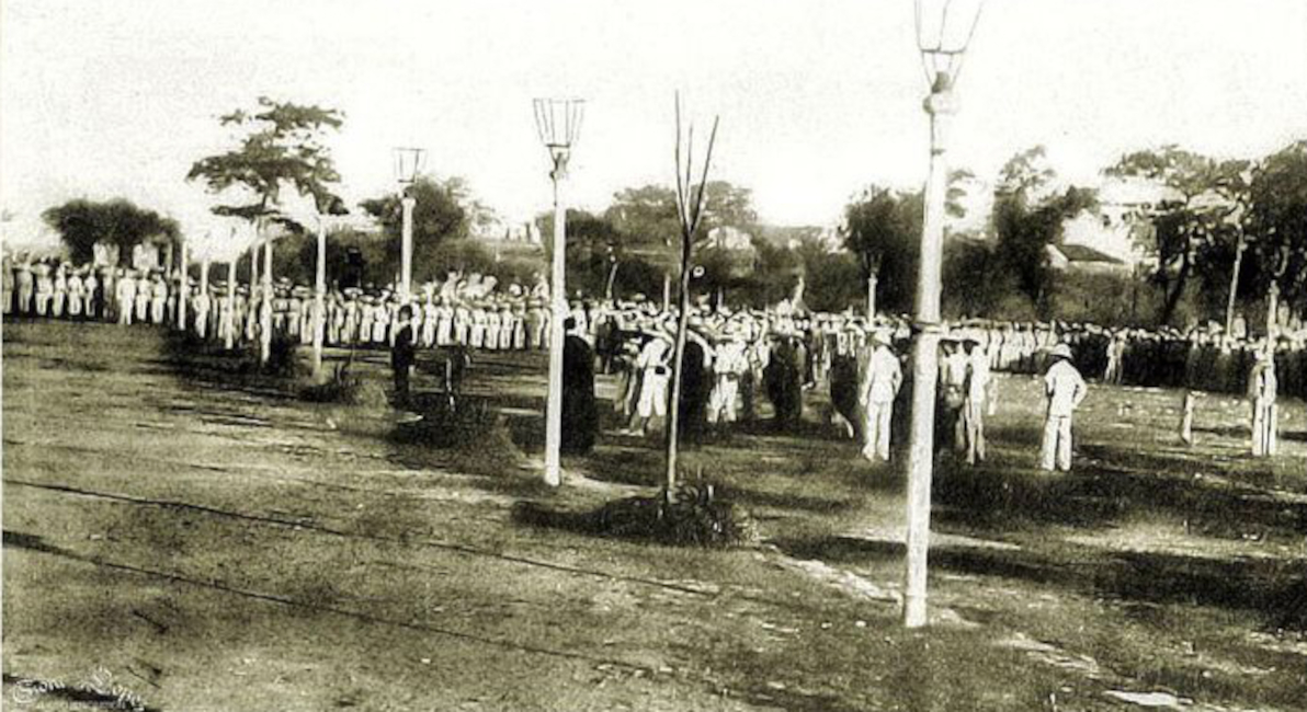 Dr. Jose Rizal was shot in Bagumbayan December 30, 1896