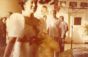 Then First Lady Imelda Marcos during the opening ceremony of the Lungsod ng Kabataan on April 29, 1980.