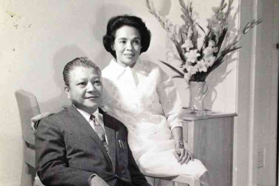 Koko Trinidad and wife Lina Flor