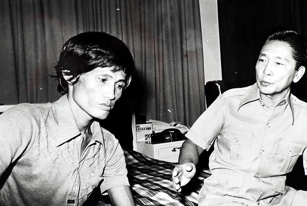 President Ferdinand E. Marcos and Bernabe Buscayno
