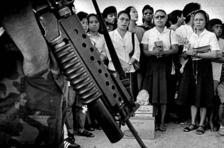 The fall of President Marcos